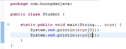 Chạy ứng dụng trong Java