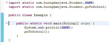 Câu lệnh import trong Java