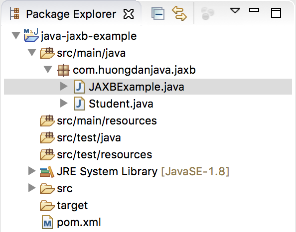 Chuyển đổi đối tượng Java sang tập tin XML sử dụng JAXB
