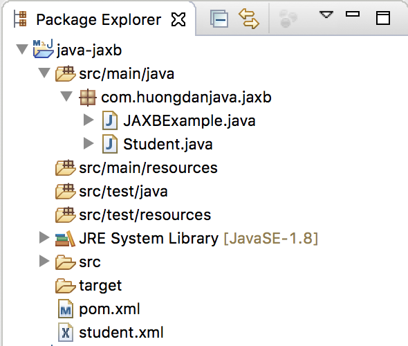Chuyển đổi nội dung tập tin XML sang đối tượng Java sử dụng JAXB
