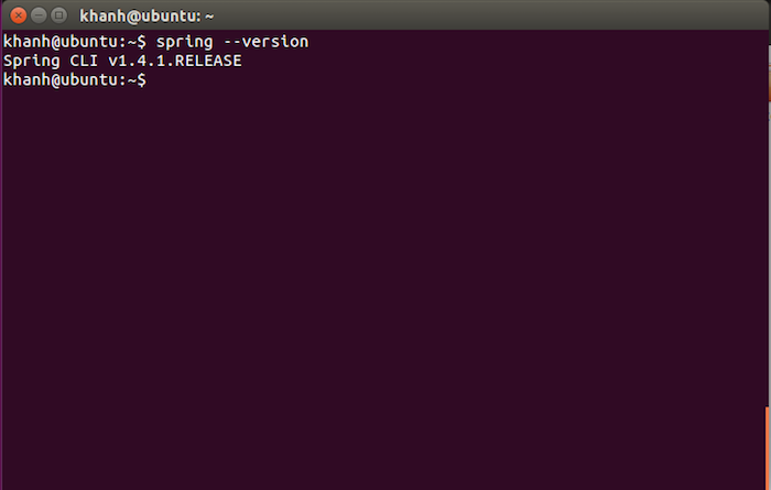 Cài đặt Spring Boot Command Line Interface trên Ubuntu