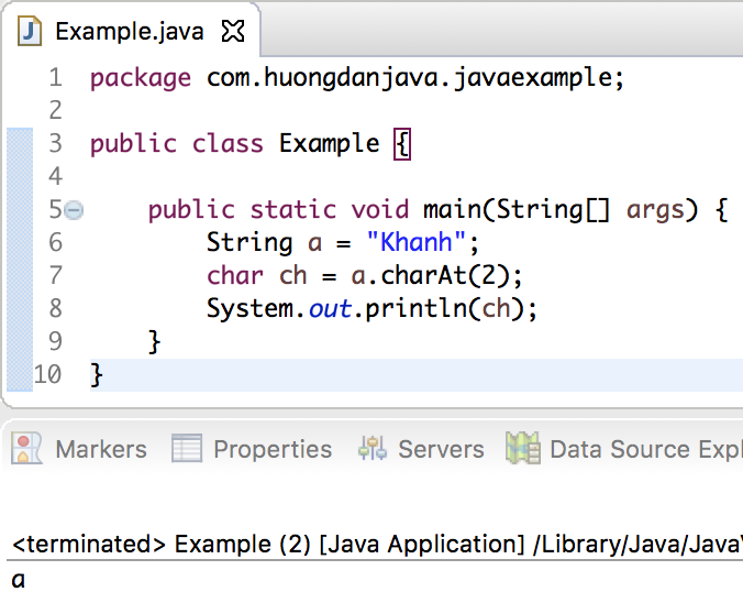 Các phương thức của đối tượng String trong Java