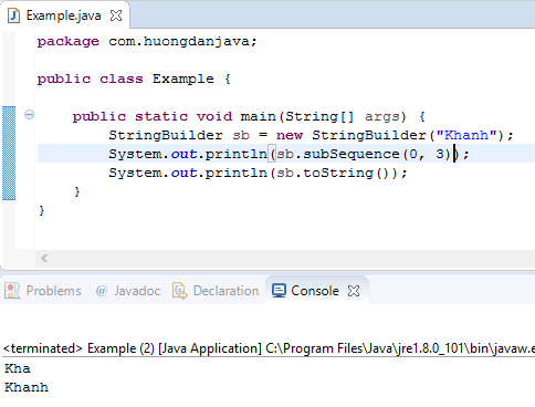 Tìm hiểu về đối tượng StringBuilder trong Java