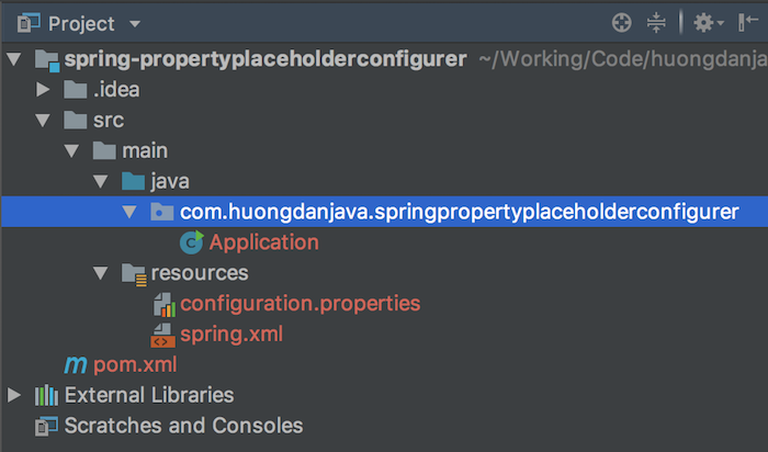 Đọc properties files trong Spring sử dụng đối tượng PropertyPlaceholderConfigurer