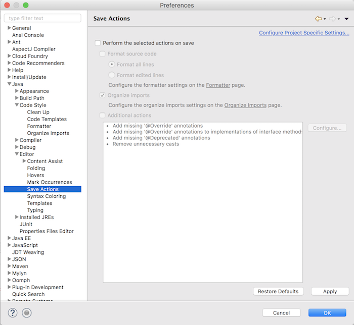 Setting up Eclipse IDE for first time