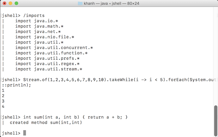 Giới thiệu về JShell trong Java