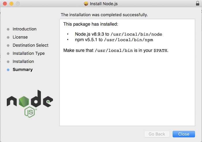 Install Node.js on macOS