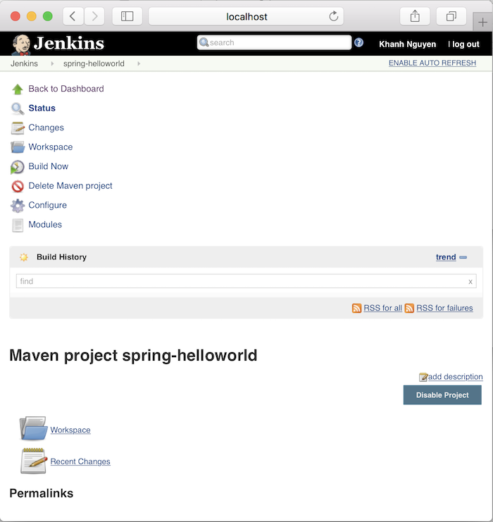 Build Maven project trong Jenkins