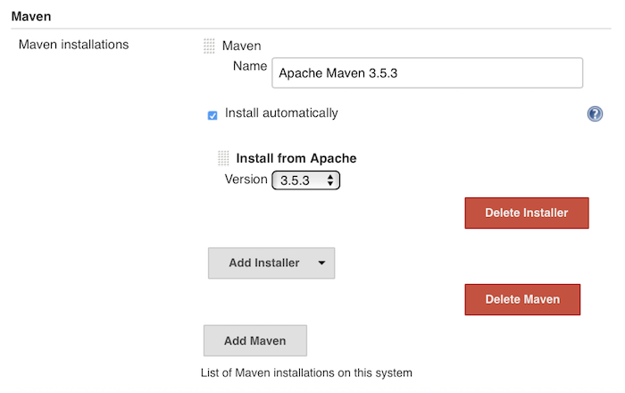 Configure Apache Maven in Jenkins