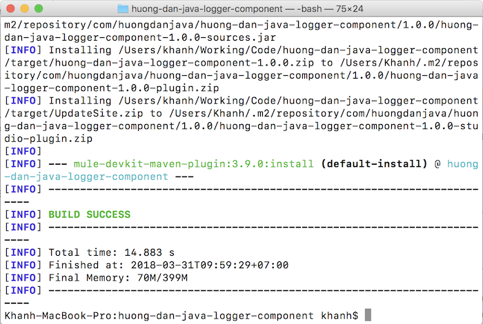 Huong Dan Java Logger - Part 11 - Release v1.0.0