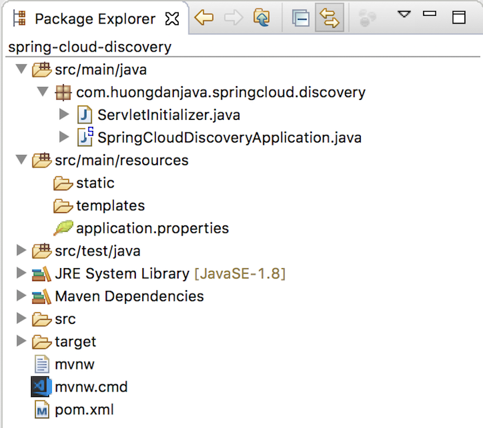 Discovery services in Eureka Server using Discovery Client, with Spring Cloud Netflix