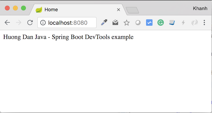 Giới thiệu về công cụ DevTools trong Spring Boot