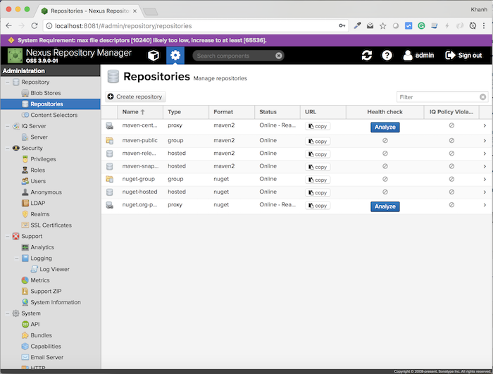 Create Maven Repository in Nexus Repository Manager