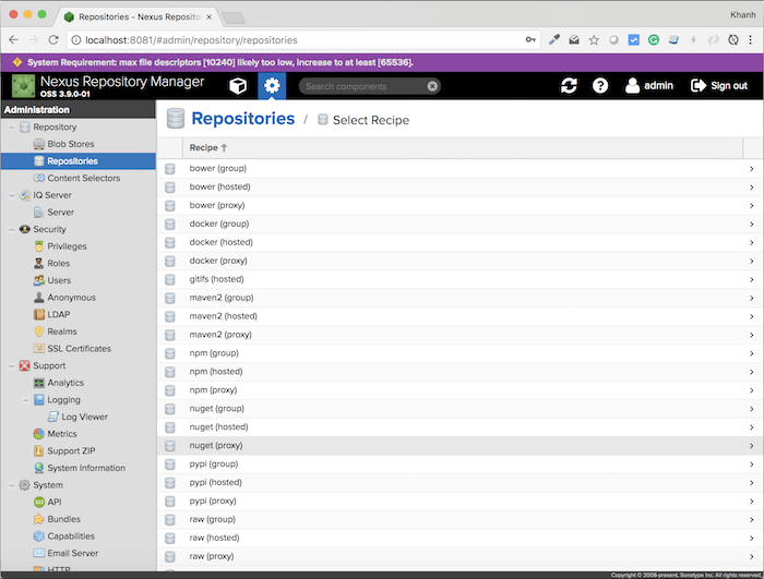 Create Maven Repository in Nexus Repository Manager
