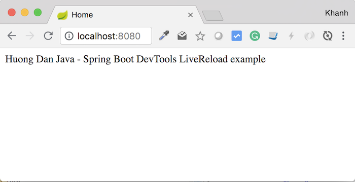 Introduction about DevTools in Spring Boot