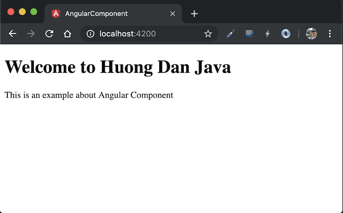 Learn about Component in Angular