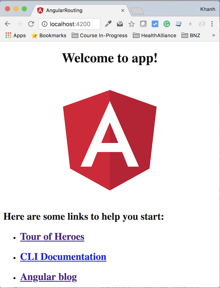 Overview about Routing in Angular