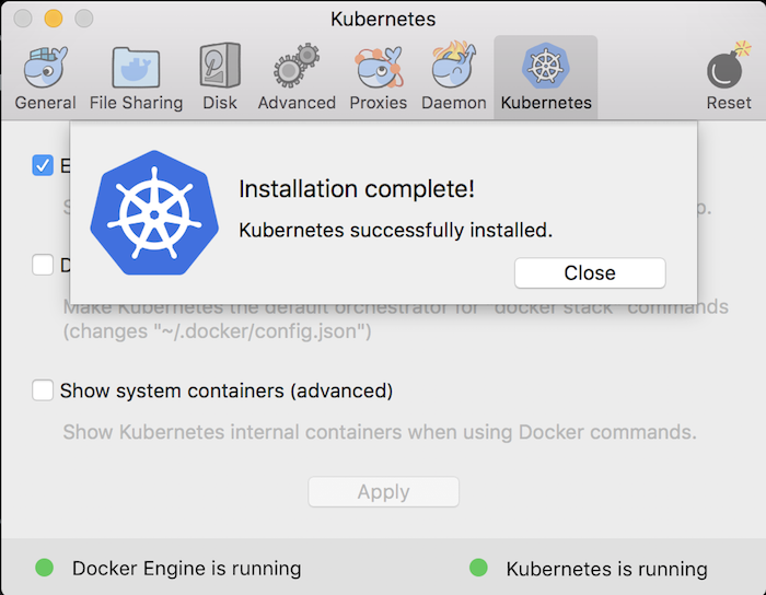 Cài đặt Kubernetes sử dụng Docker trên macOS