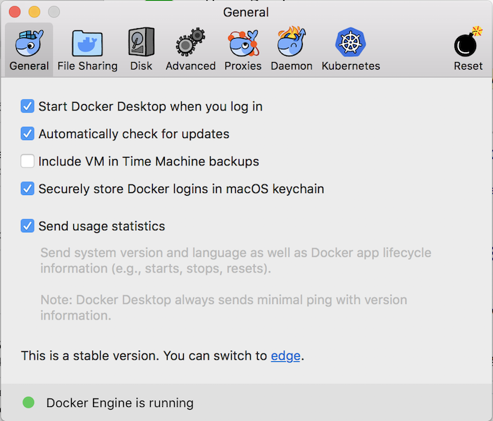Install Kubernetes using Docker on macOS