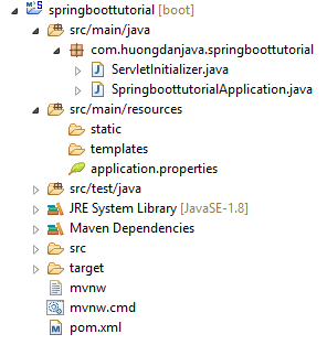 Configure database in Spring Boot project using JPA Starter dependency