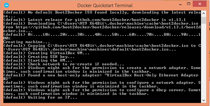 Install Docker on Window 8.1