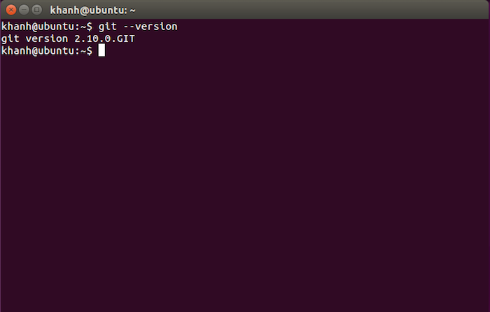 Install Git from source code on Ubuntu