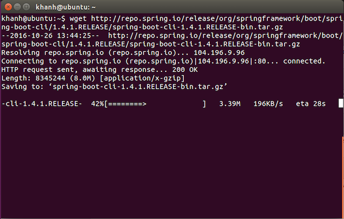 Install Spring Boot Command Line Interface on Ubuntu