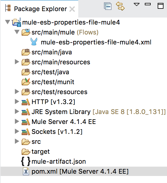 Read and use properties file in Mule 4