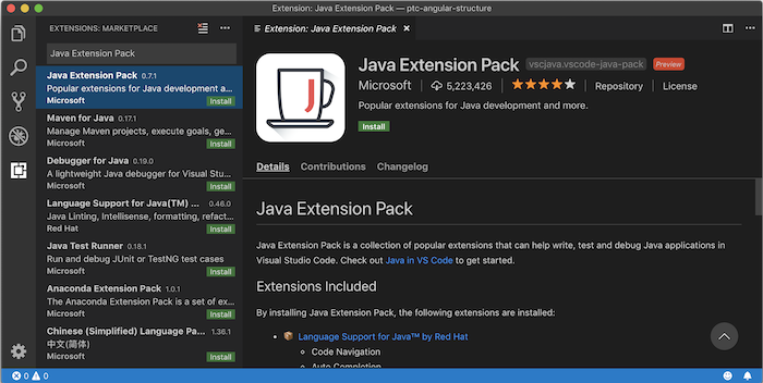 Java programming with Visual Studio Code