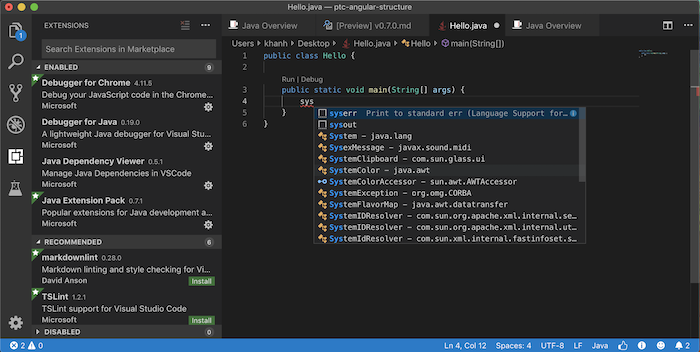 Lập trình Java với Visual Studio Code