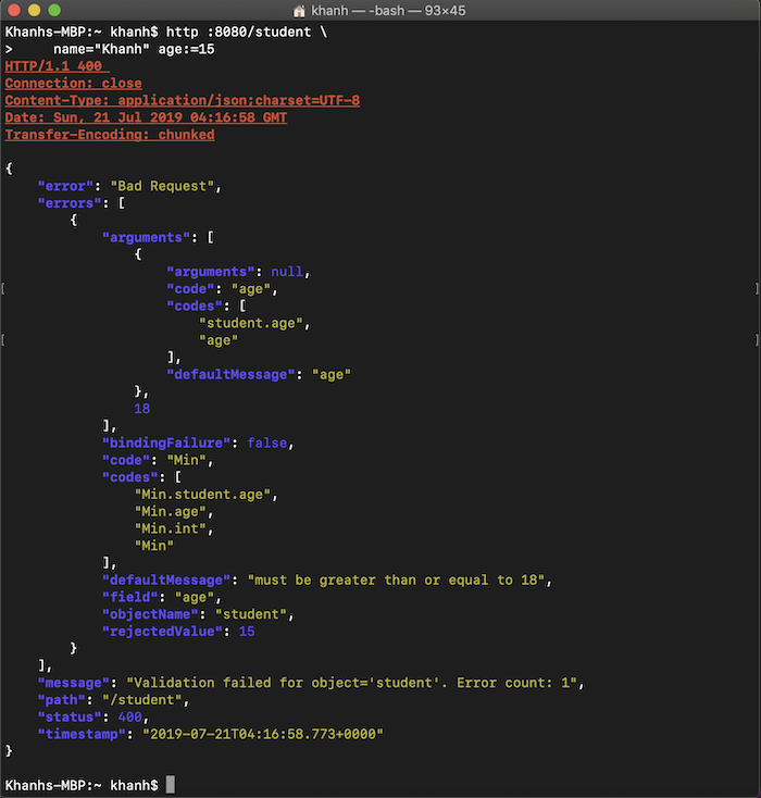 Vuelo persecucion Vástago spring boot validate request body dedo ...