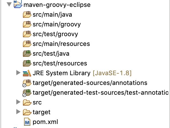 Compile Groovy code in Java application using Groovy Eclipse Maven plugin