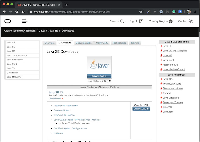 Install Java JDK