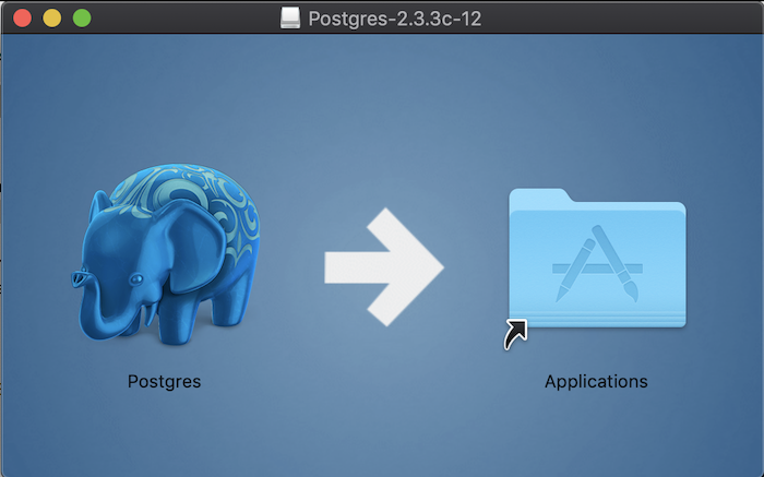 Install PostgreSQL server using Postgres.app on macOS