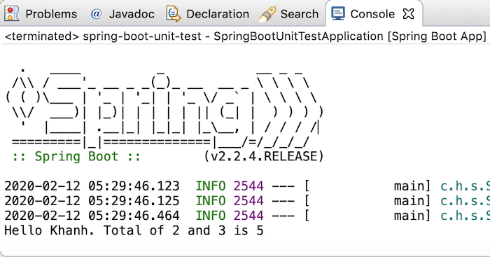 Viết Unit Test cho Spring Boot application