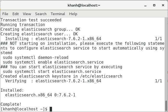 Install Elasticsearch on CentOS