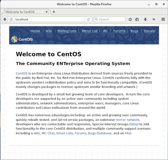 Basic web application configuration with Nginx on CentOS