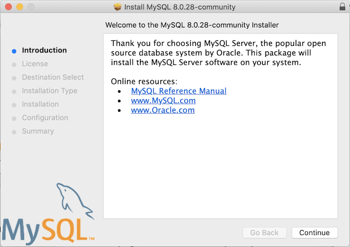 mysql community server mac