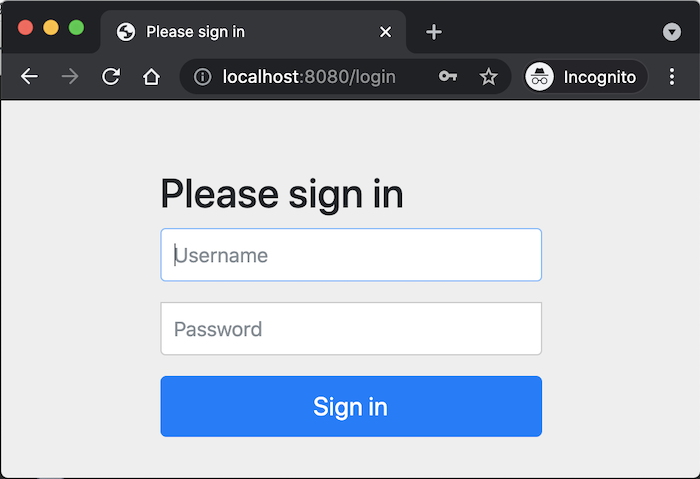 Custom login page sử dụng Bootstrap và Thymeleaf trong Spring Security
