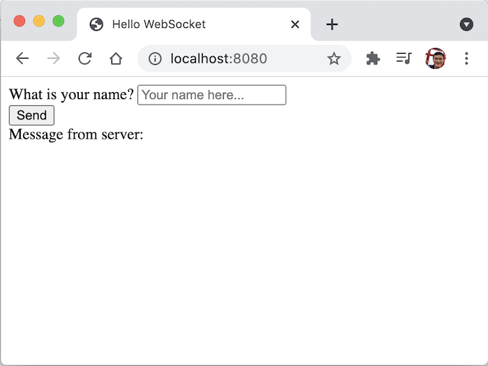 Implement WebSocket with Spring framework