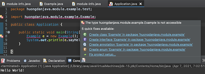 Introduction about Java Module System